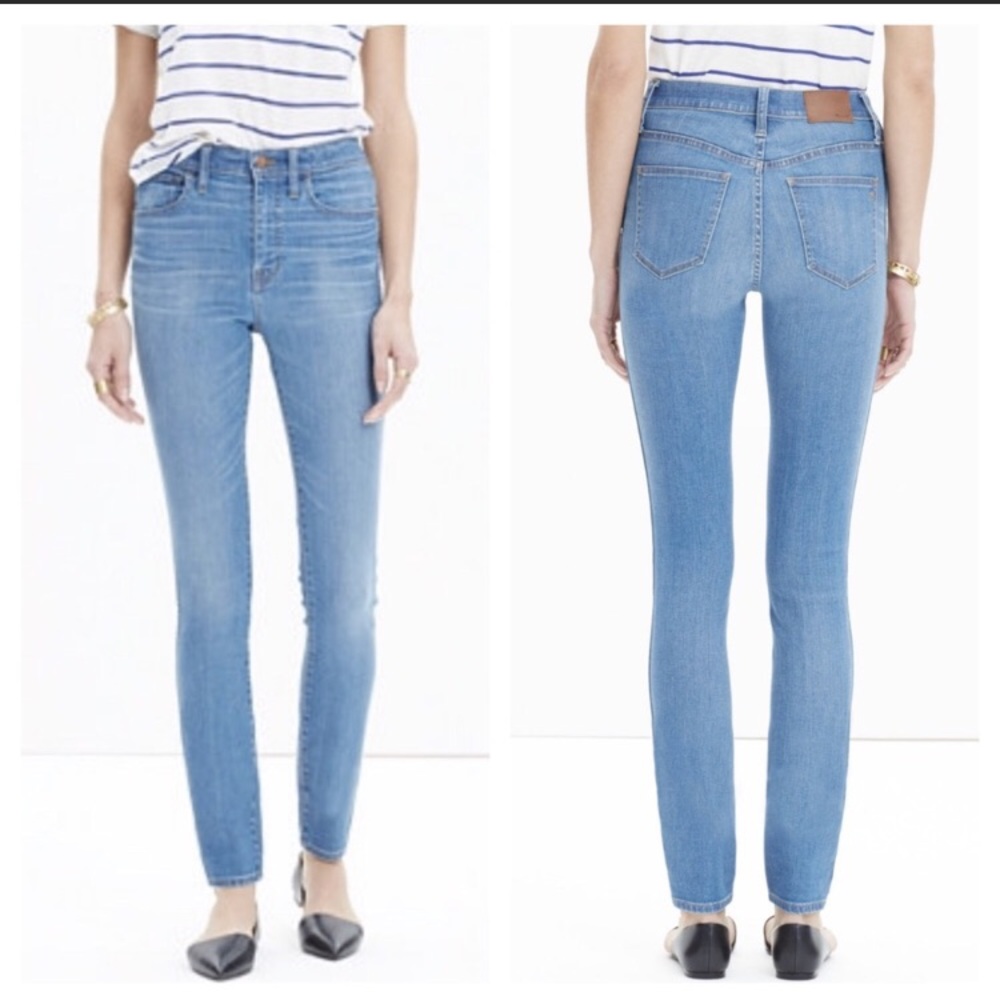 MADEWELL 10’ SKINNY SKINNY JEANS. size 25